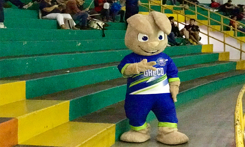 Creo es la mascota del Comité Cantonal de Deportes de Grecia.