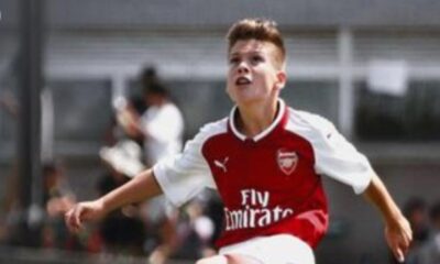 Elián Quesada destaca en las inferiores del Arsenal inglés.