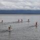 El surf de remo se desarrolló bajo estrictas medidas sanitarias, en el regreso a la competencia en medio de la pandemia por el COVID-19.