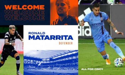 Ronald Matarrita ahora será parte del Cincinnati FC, donde se encontrará con Allan Cruz.