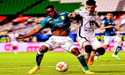 Joel Campbell no pudo lucir en la ida de la final del fútbol mexicano.