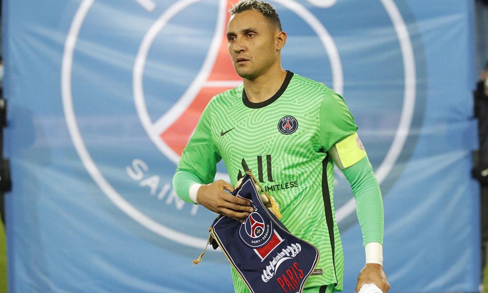 Keylor Navas volvió a ser el capitán del PSG en el encuentro ante el Montpellier.