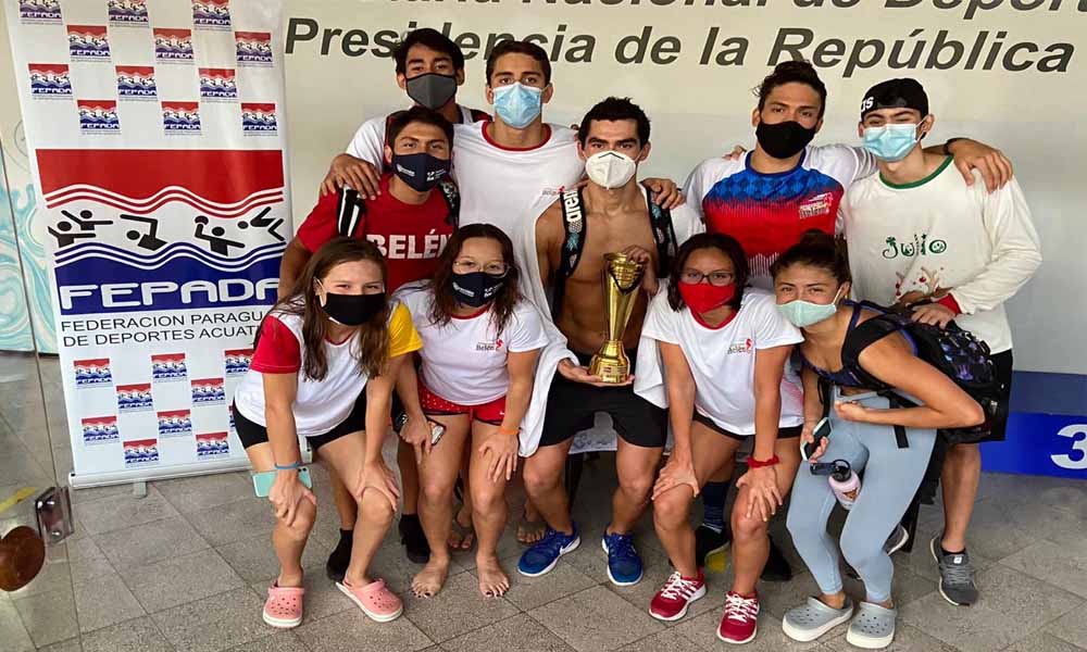 El equipo de la Asociación Belemita de Natación cumplió una destacada participación en Paraguay.