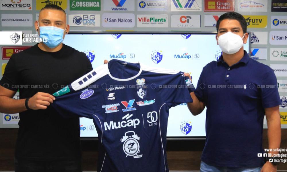 David Ramírez es nueva ficha del Cluhb Sport Cartaginés apara el Clausura 2021.