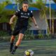 Valeria del Campo, defensora del Deportivo Saprissa, en su primer día de vuelta en cancha.