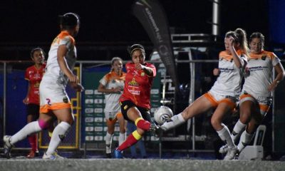 Mariana Benavides fue clave en el juego del Herediano en la primera parte. Pero, ya no salió al segundo tiempo.