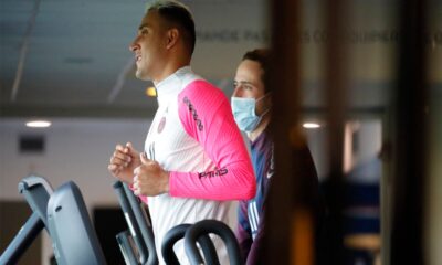 Keylor Navas se perdió otro juego con el PSG.