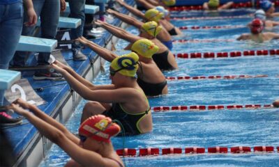 180 nadadores tomaron parte en el Torneo Invitacional del fin de semana pasado.