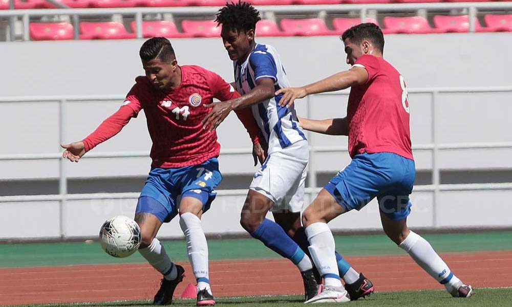 La Sele Preolímpica no encontró goles en el fogueo de este martes, ante Honduras.