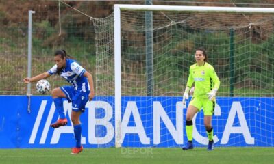 Con esta imagen, el Deportivo La Coruña anunció la convocatoria de las jugadoras Stephannie Blanco y Noelia Bermúdez a La Sele Femenina.