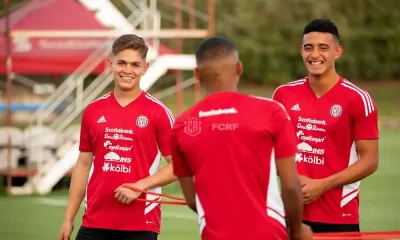 Los seleccionados mayores trabajan al lado de los integrantes de la Sub20. Foto: FCRF.