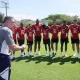 La Sele Mayor Masculina de Fútbol cumplió su segundo entrenamiento este martes por la mañana. Foto: FCRF.