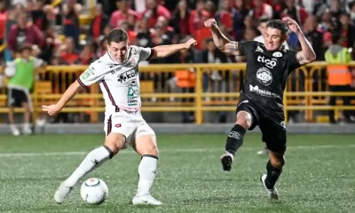 Sporting venció 2 – 0 a Alajuelense y recortó más la diferencia con los equipos de arriba. Foto: SFC.