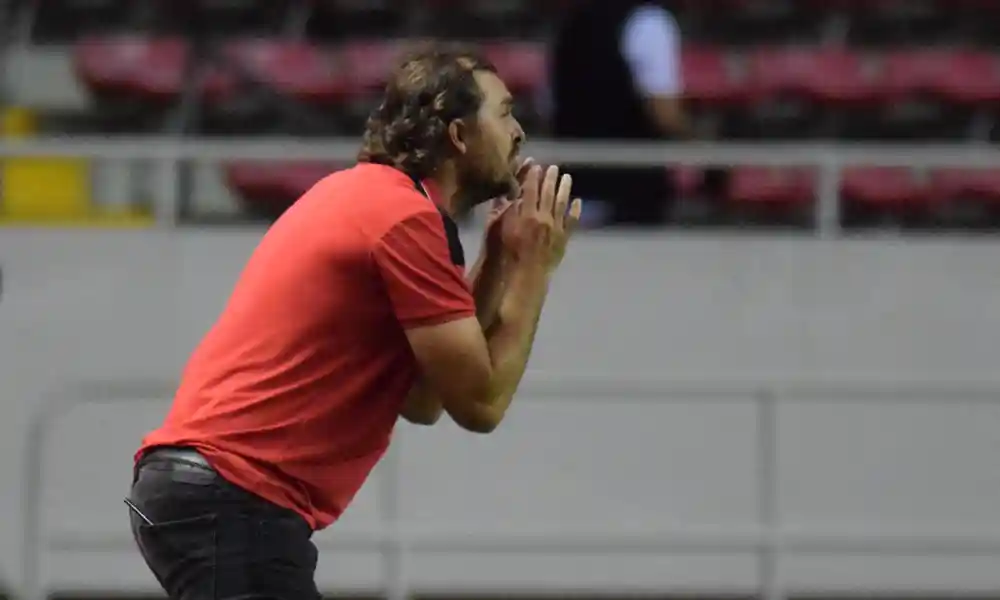 Andrés Carevic, técnico de Liga Deportiva Alajuelense. Foto: Keydel Romero.