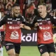 Carlos Mora volvió a ser letal. Su gol tiene en ventaja a Alajuelense en la Gran Final. Foto: Keydel Romero.