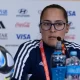 Amelia Valverde, directora técnica de La Sele Femenina, durante la conferencia de prensa oficial previa al debut mundialista. Foto: Fifa.com.