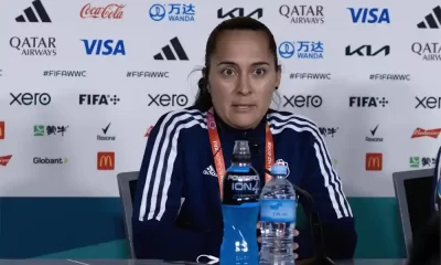 Amelia Valverde habló ante los medios de comunicación previo al cierre de la Selección Femenina de Fútbol en el Mundial. Foto: Fifa.