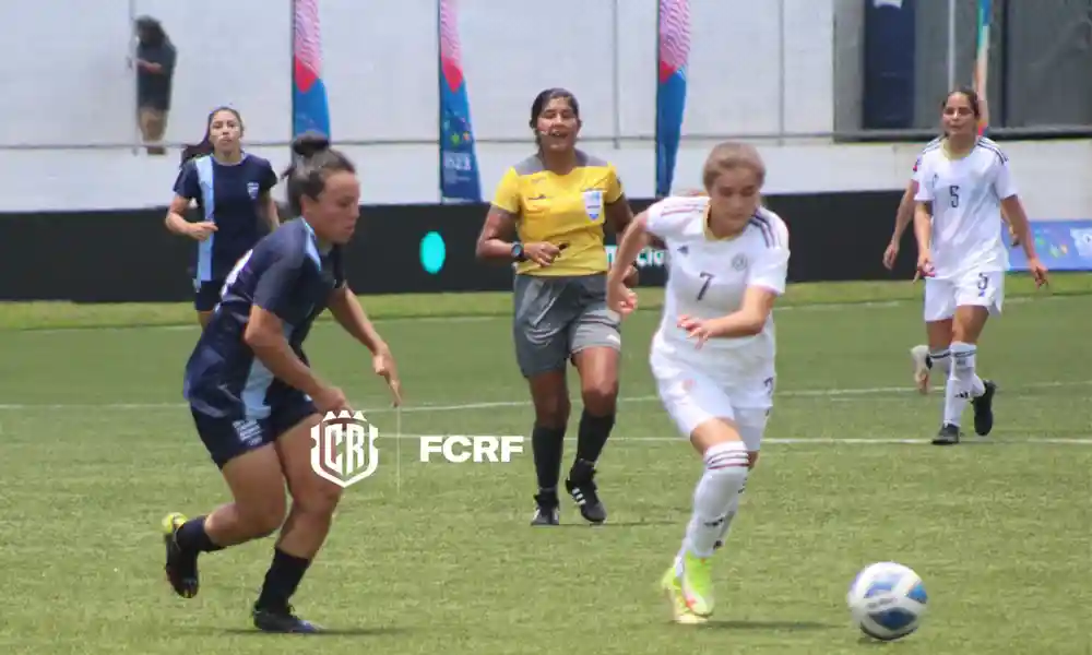 La Sele Femenina sumó una nueva derrota, ahora ante Guatemala, en los Juegos Centroamericanos y del Caribe. Foto: FCRF.