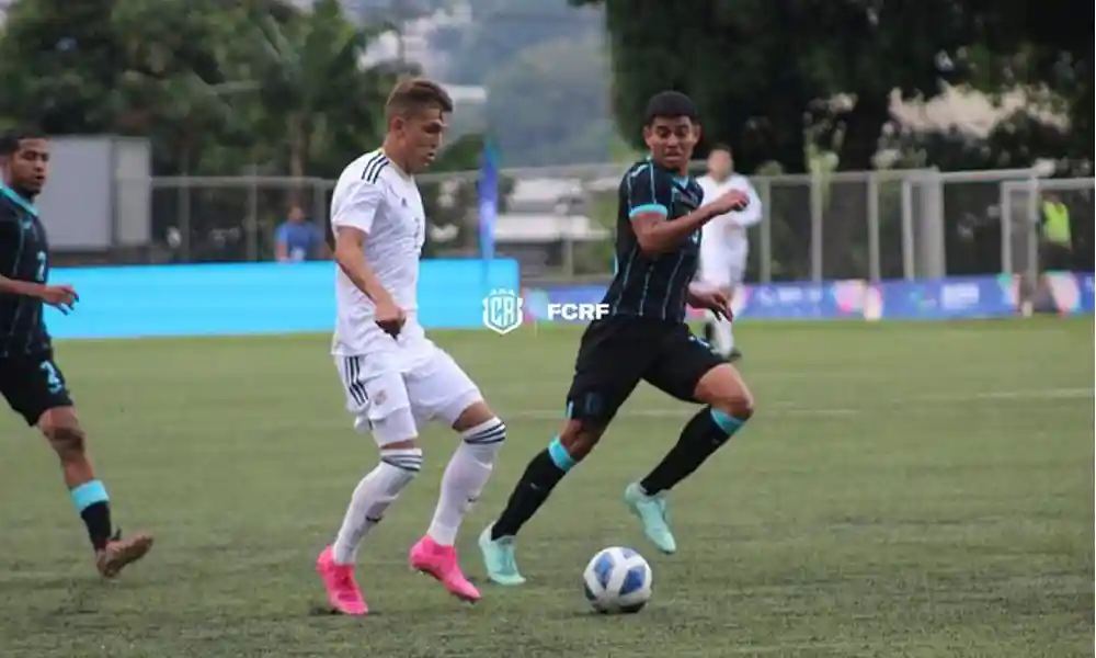 La Sele Sub23 sigue con vida en los Juegos Centroamericanos y del Caribe. Venció a Honduras para ello. Foto: FCRF.