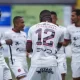 Joel Campbell celebra con sus compañeros la apertura en el marcador para Alajuelense. Foto. LDA.