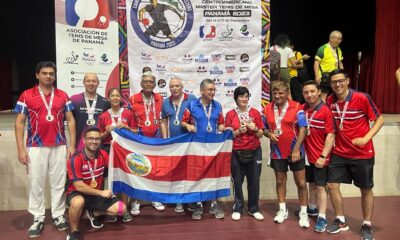 Costa Rica ganó el subcampeonato centroamericano de tenis de mesa máster gracias a 3 medallas de oro, 3 de plata y 5 de bronce.