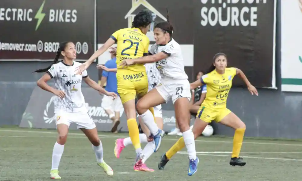 El Municipal Pococí venció de última hora al Herediano, que se comprometió más en la zona baja. Foto: Uniffut.