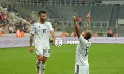 Randall Leal cerró el marcador en favor de La Sele ante Arabia Saudita, con el tercer gol de la noche. Foto: FCRF.