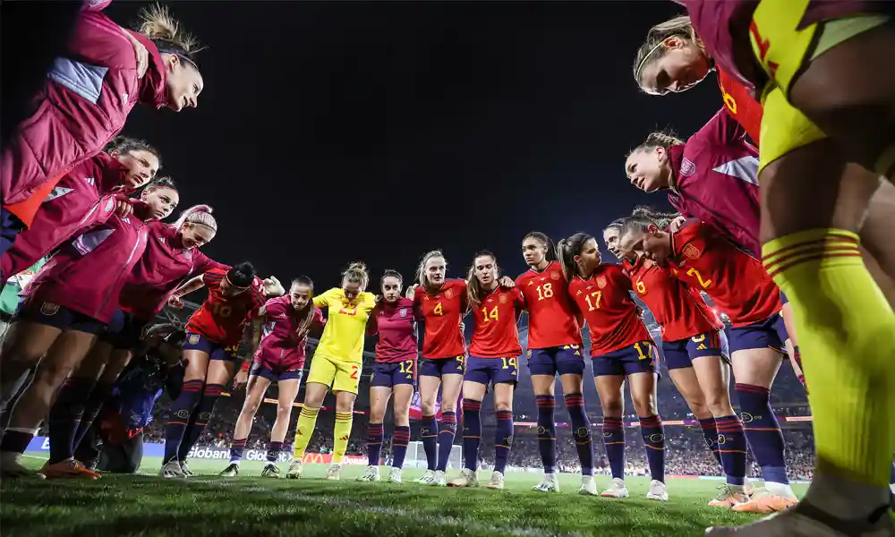 Foto de archive, del 20 de Agosto de 2023, de las jugadoras de la Selección Española de Fútbol. Foto: Franck Fife / AFP.