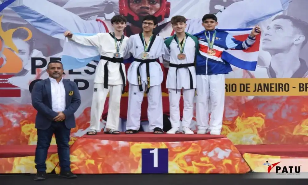 Los bronces fueron cosechados por: Otto León Morales (Cadete -180 cent), Jeremy Cruz Sancho (Juvenil -55kg) y Nishy Lindo Álvarez (Mayor -57kg).