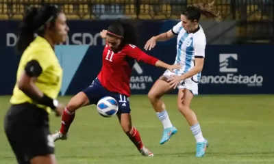 Alexandra Pinell fue estelar con La Sele Femenina esta tarde ante Argentina. Foto: CONCRC.