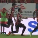 Michael Barrantes celebró de forma muy particular el gol que le dio la victoria a Alajuelense. Foto: Keydel Romero.