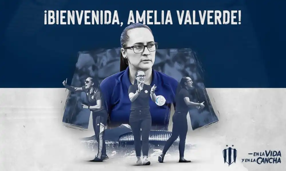 Así anunciaron las Rayadas de Monterrey la llegada de Amelia Valverde al banquillo.