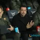 Xavi, el técnico del Barcelona, durante el juego ante el Villarreal de este sábado. Foto: Lluis Gene.