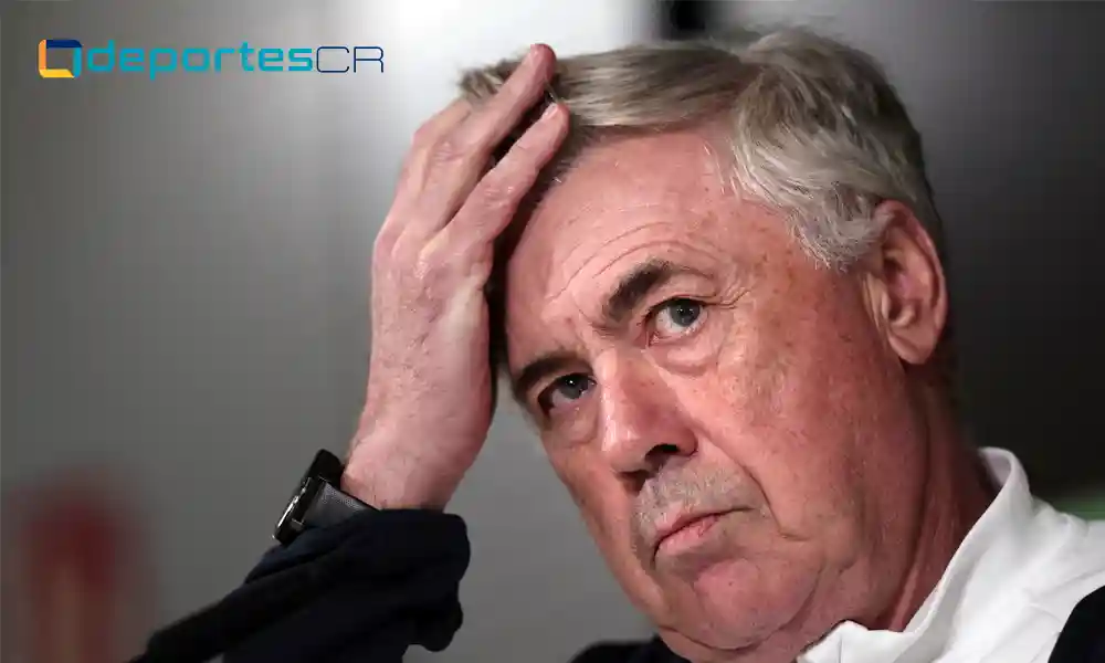 Carlo Ancelotti, técnico del Real Madrid. Foto: Thomas Coex / AFP.