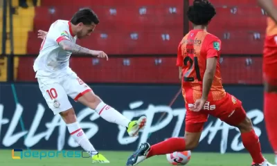 Herediano perdió ante Toluca, 1 – 2. Al final, Deyver Vega metió al equipo de vuelta en la serie. Foto: Toluca FC.