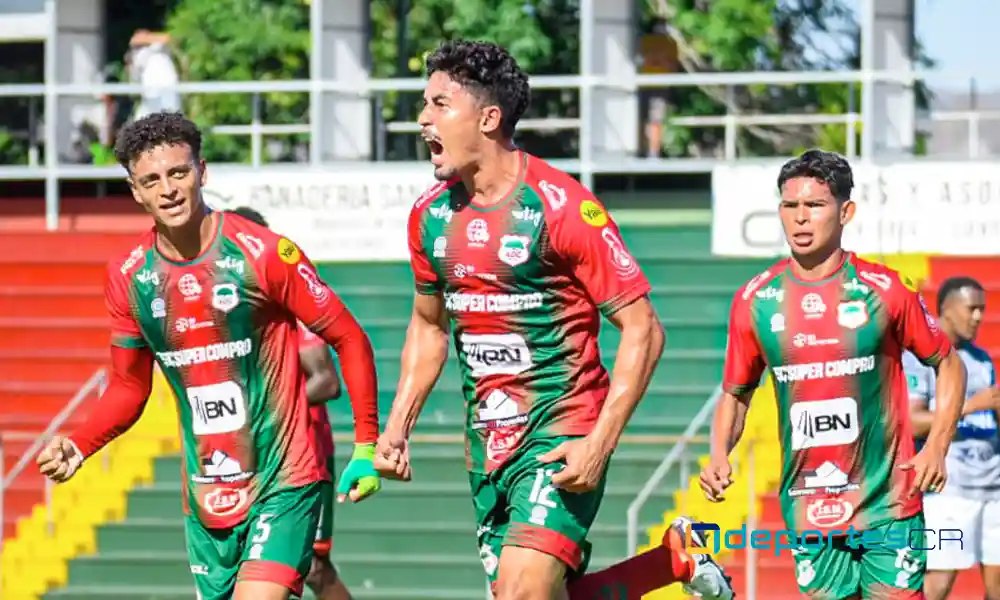 Josimar Olivero marcó el gol de la victoria para Guanacasteca ante Cartaginés. Foto: ADG.