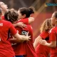 La Sele Femenina goleó 5 – 1 a Perú en el primero de dos encuentros que sostendrán en la presente fecha FIFA. Foto: FCRF.