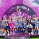 Rayadas, de la mano de Amelia Valverde, consiguió el título de la Liga MX Femenil en tanda de lanzamientos desde el punto de penal, ante el América. Foto: Rayadas.