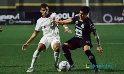 Sporting y Alajuelense igualaron en otro juego complicadísimo para los manudos. Foto: Keydel Romero.