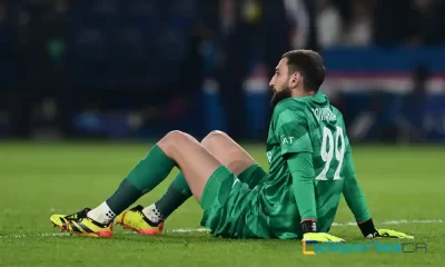 Gianluigi Donnarumma, arquero de la Selección de Italia en su regreso a la Eurocopa. Foto: Miguel Medina / AFP.