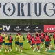 Los jugadores de Portugal atienden una sesión de entrenamiento previo a la Eurocopa. Foto: Patricia De Melo Moreira / AFP.