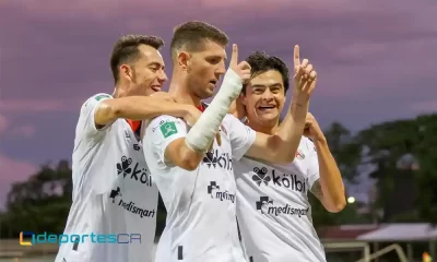 Iago Falque marcó su primer gol en el torneo, para contribuir con la victoria de Alajuelense sobre Liberia. Foto: LDA.