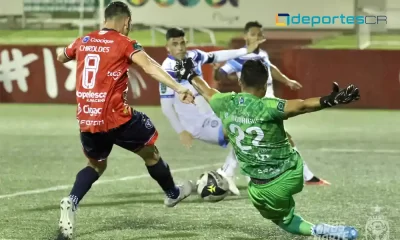 José Andrés Rodríguez se vistió de goleador esta noche, con dos tanto para la victoria de San Carlos sobre Santa Ana. Foto: ADSC.