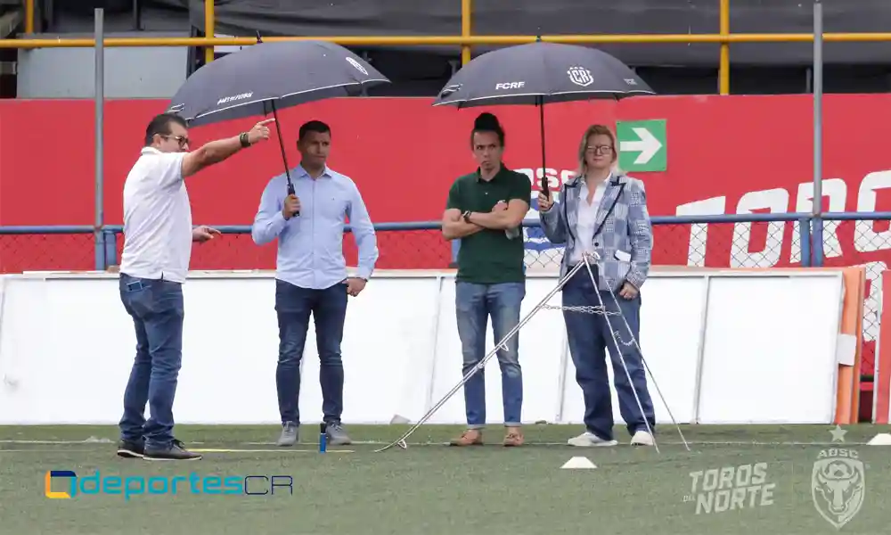 La Asociación Deportiva San Carlos demostró en pruebas que hizo el viernes, que el Carlos Ugalde está en condiciones para recibir partidos. Foto: ADSC.