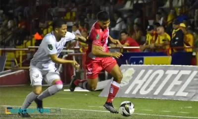 Herediano recibió tres goles. Pero, fue muy superior a Santos. Igual, aseguró los tres puntos. Foto: ADS.