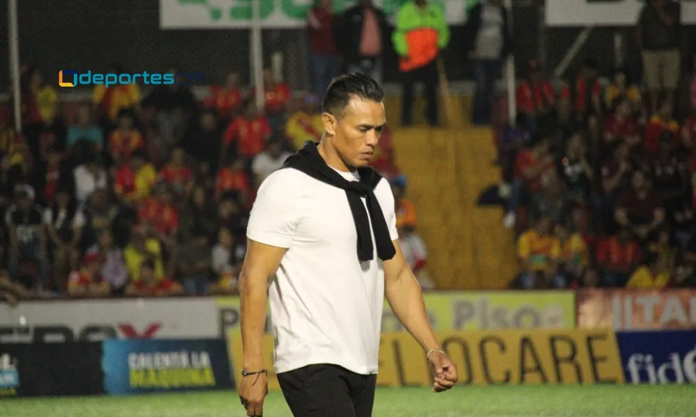 Walter Centeno: "El marcador es justo para Herediano". Foto: Jimena Vega.