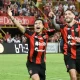 Jonathan moya fue hoy el hombre gol de Alajuelense, para la victoria sobre Cartaginés. Foto: Keydel Romero.