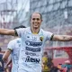 Raúl Vidal celebra en grande. A Liberia le costó llegar al gol, pero dominó todo el juego ante Santos. Foto: ADML.