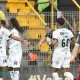 Puntarenas celebró tres veces en el estadio Ricardo Saprissa, donde consiguió su primera victoria del torneo. Foto: Keydel Romero.