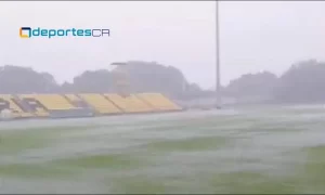 Lluvias no dan tregua y suspenden otro juego en Guanacaste